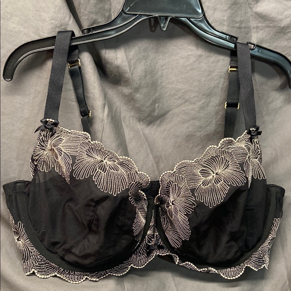 Cacique Black Lace Underwire Bra